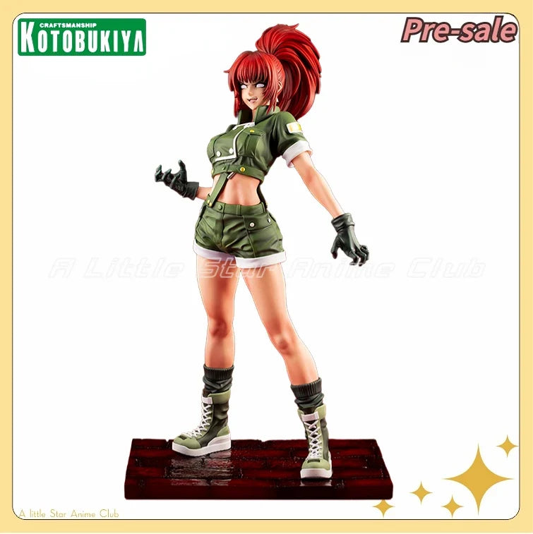 【Pre Sale】Original KOTOBUKIYA SNK Beautiful Girl THE KING OF FIGHTERS '97 Leona Heidern 1/7 Figure Collection Model