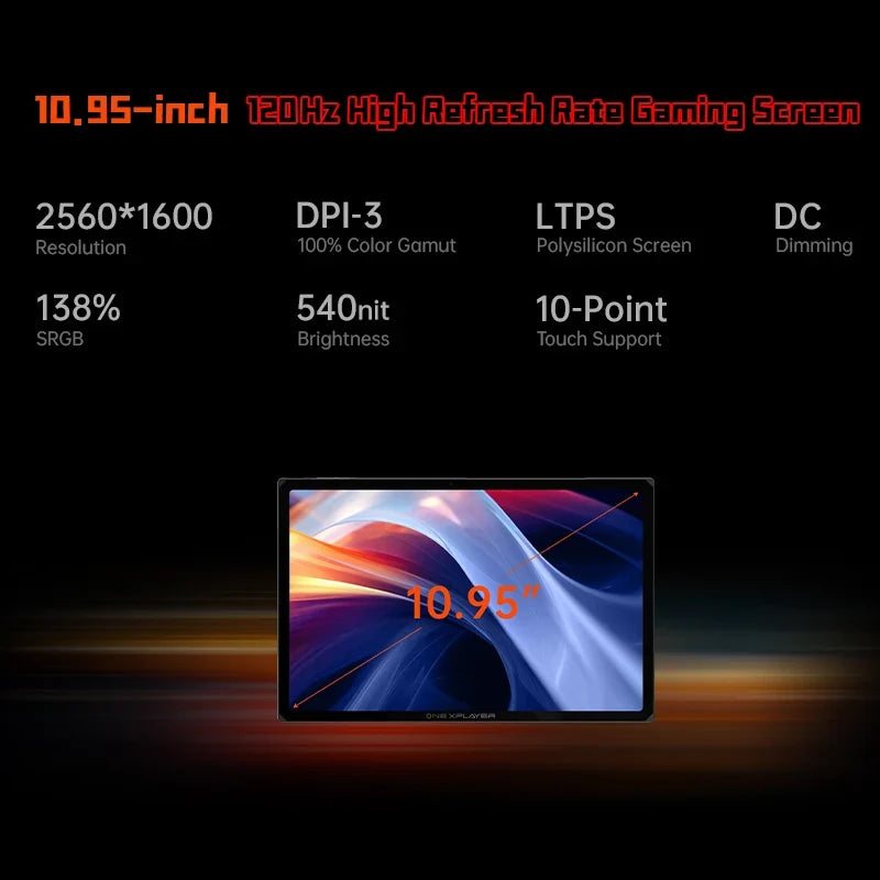 OneXPlayer X1 PRO AMD Ryzen AI 9 HX 370 /8840U PC Game Console 3 IN 1 Laptop Tablet 10.95 Inch 120 Hz AI CPU Computer Controller
