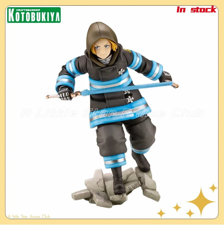 In Stock Original Kotobukiya ARTFX J Fire Force Arthur Boyle 1/8 Scale Dolls Animation Figures Models