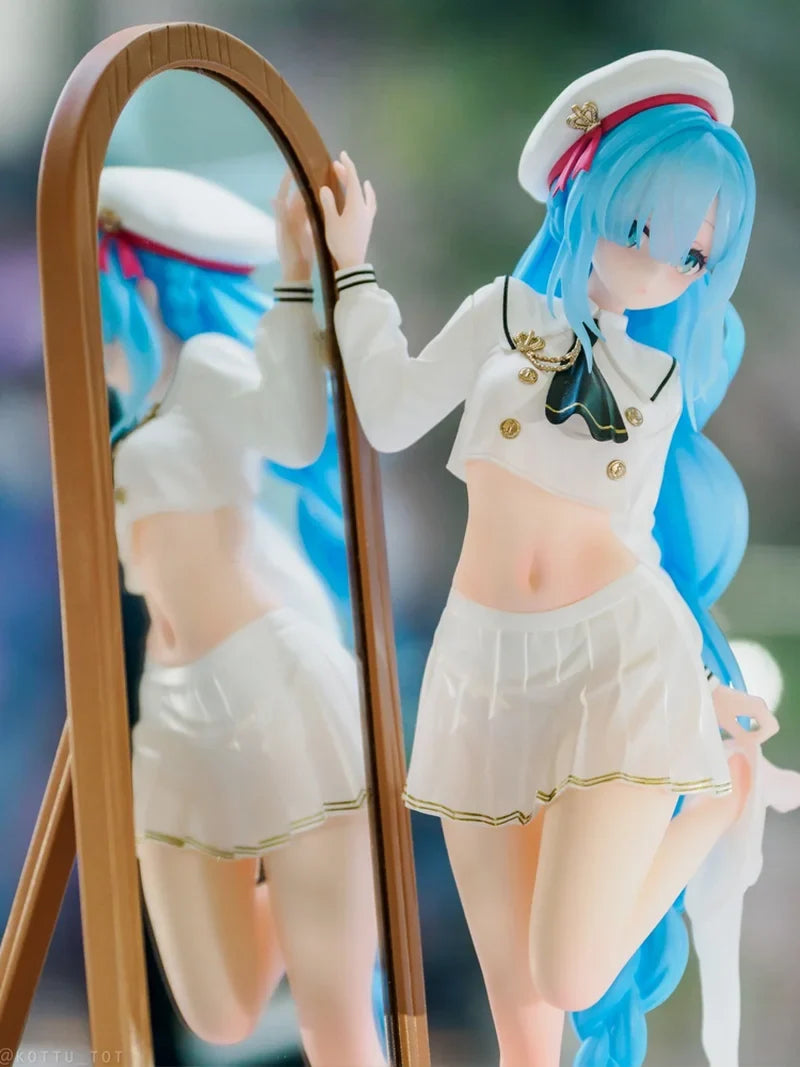 New Original Myethos Gift Azur Lane 19.5cm Hms Janus About Changing Clothes Time Model Action Figure Collecting Toy Gift Stock