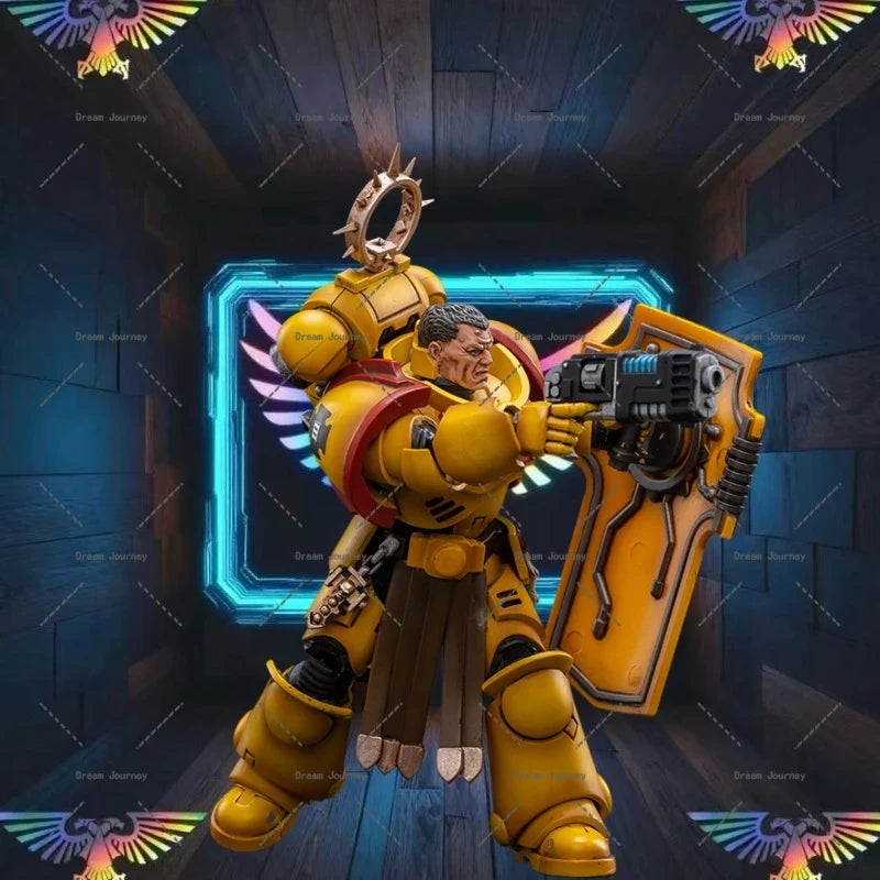 In stock  JOYTOYWarhammer 40k 1/18   Imperial Fists Veteran Brother Thracius Action Doll Toy Collection