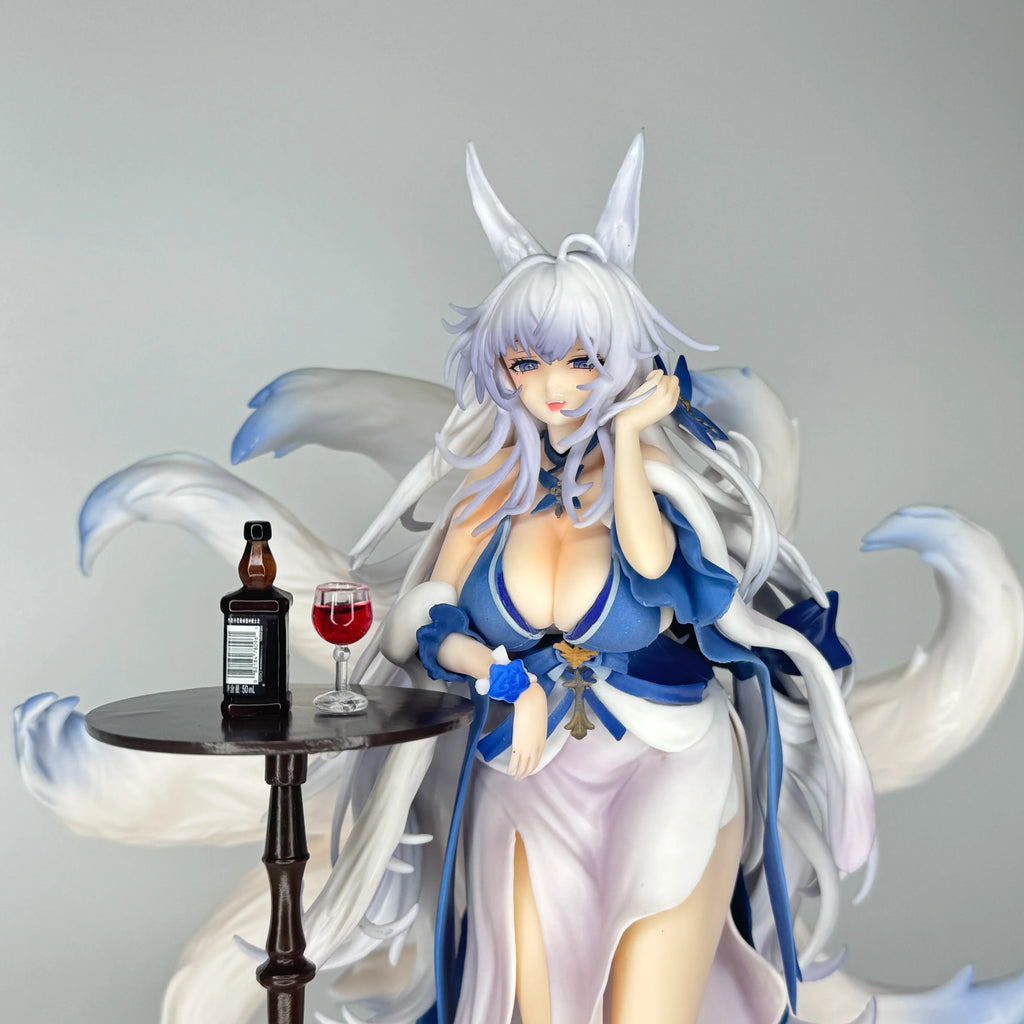 Blue Blue Airline Shinano Haze Moon Tenth Night Dress GK Handmade Anime Pretty Girl Peripheral Model Ornament Wholesale