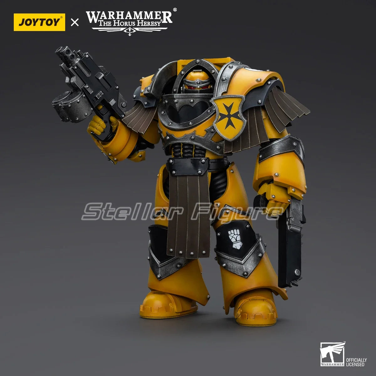 【SF】 JOYTOYS Warhammer 40K 1/18 Action Figure  Imperial Fists Legion Cataphractii Terminator Squad  Prime Model Toy Gift