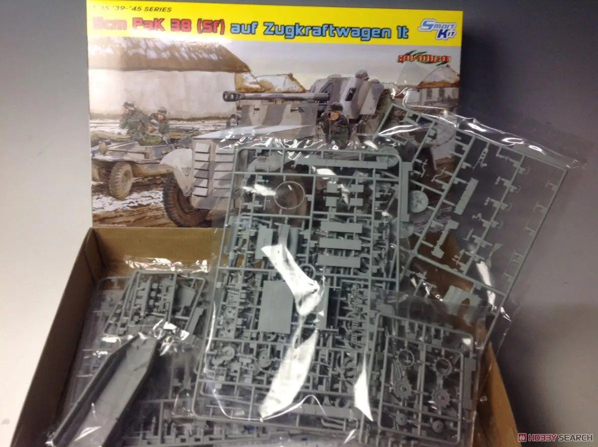 DRAGON 1/35 6719 WW.II German 5cm Pak 38 (Sf) auf Zugkraftwagen 1t Plastic model kit