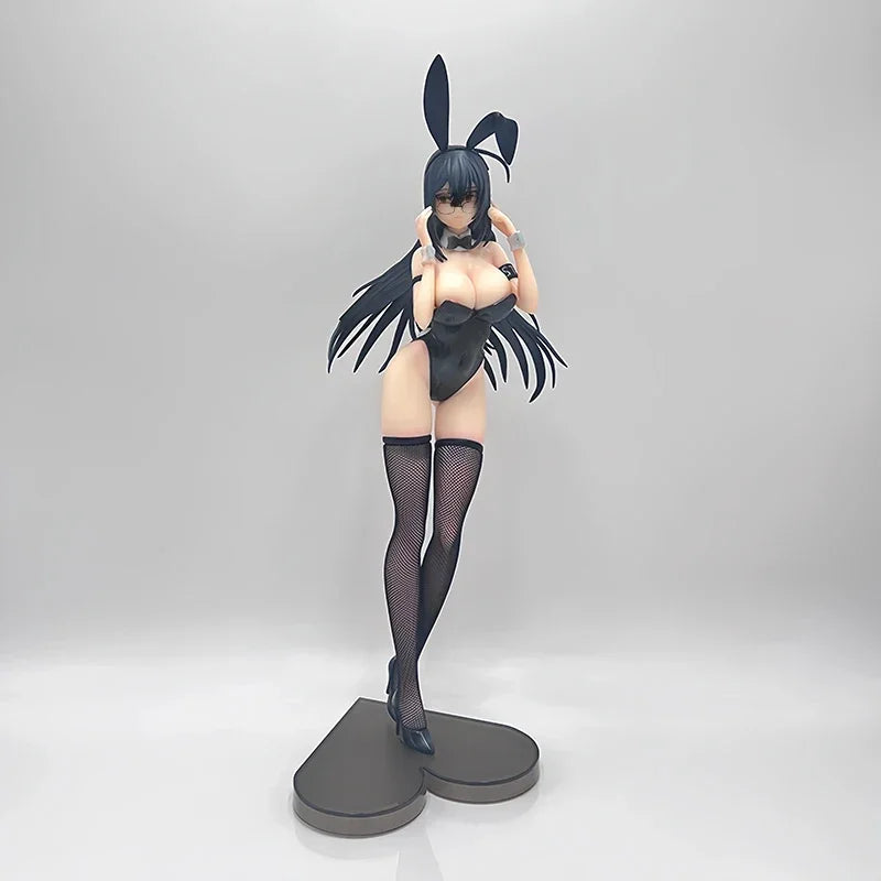 29cm Ikomochi Original Character Black Bunny Aoi Anime Girl Figure White Bunny Natsume Action Figure Adult Sexy Model Toys Gifts