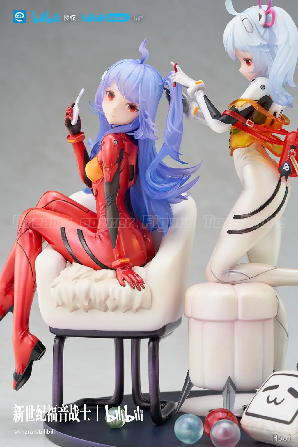 【In Stock】Original BilibiliGoods EVA Bilibili-22 Bilibili-33 2PCS 1/8 Scale Figure Model Ornament