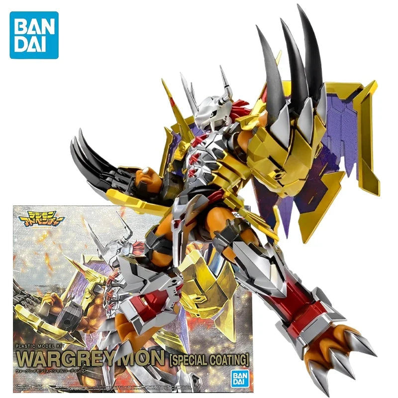 In Stock BANDAI Figure-rise Standard Amplified Digimon Adventure War Greymon [SPECIAL COATING] Anime Action Assembly Model Toy