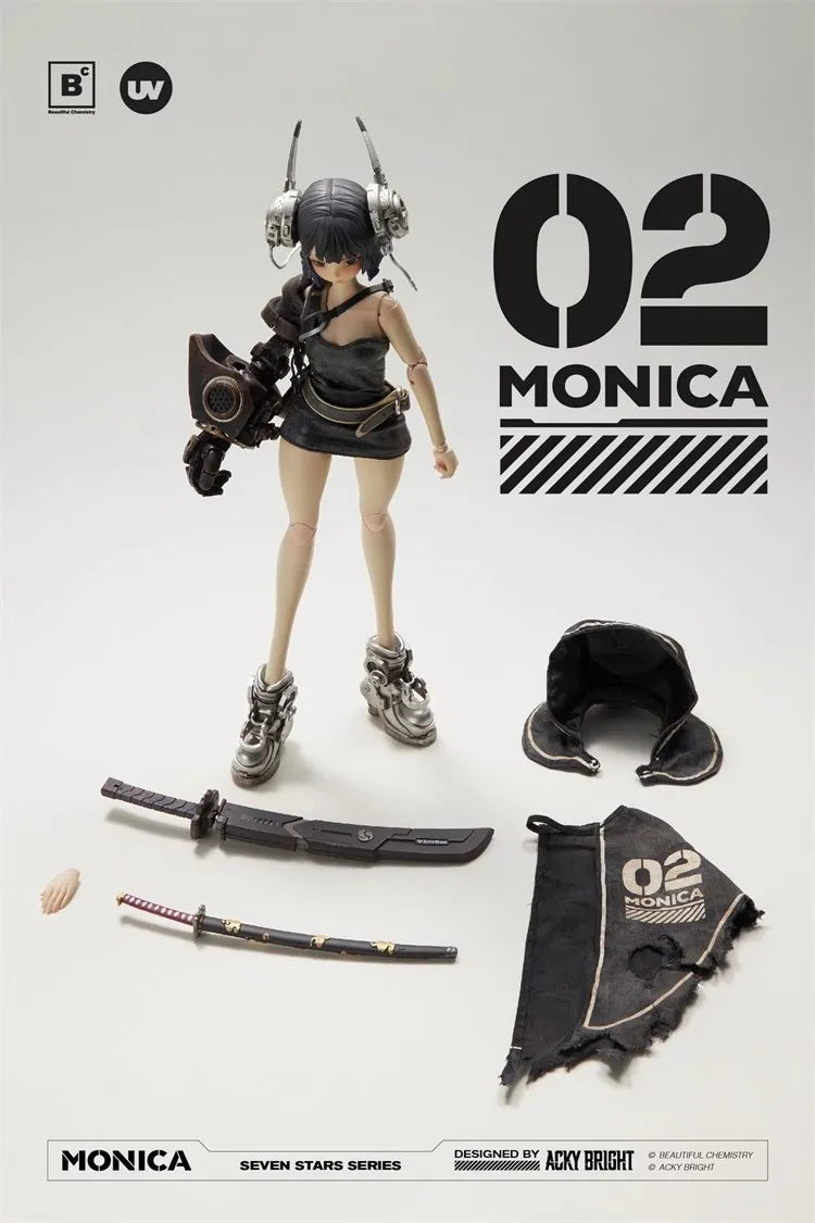 UNDERVERSE UV202415 1/6 Soldier UV No. 02 MONICA Full Set 12'' Actionfigur Modell Spielzeug auf Lager