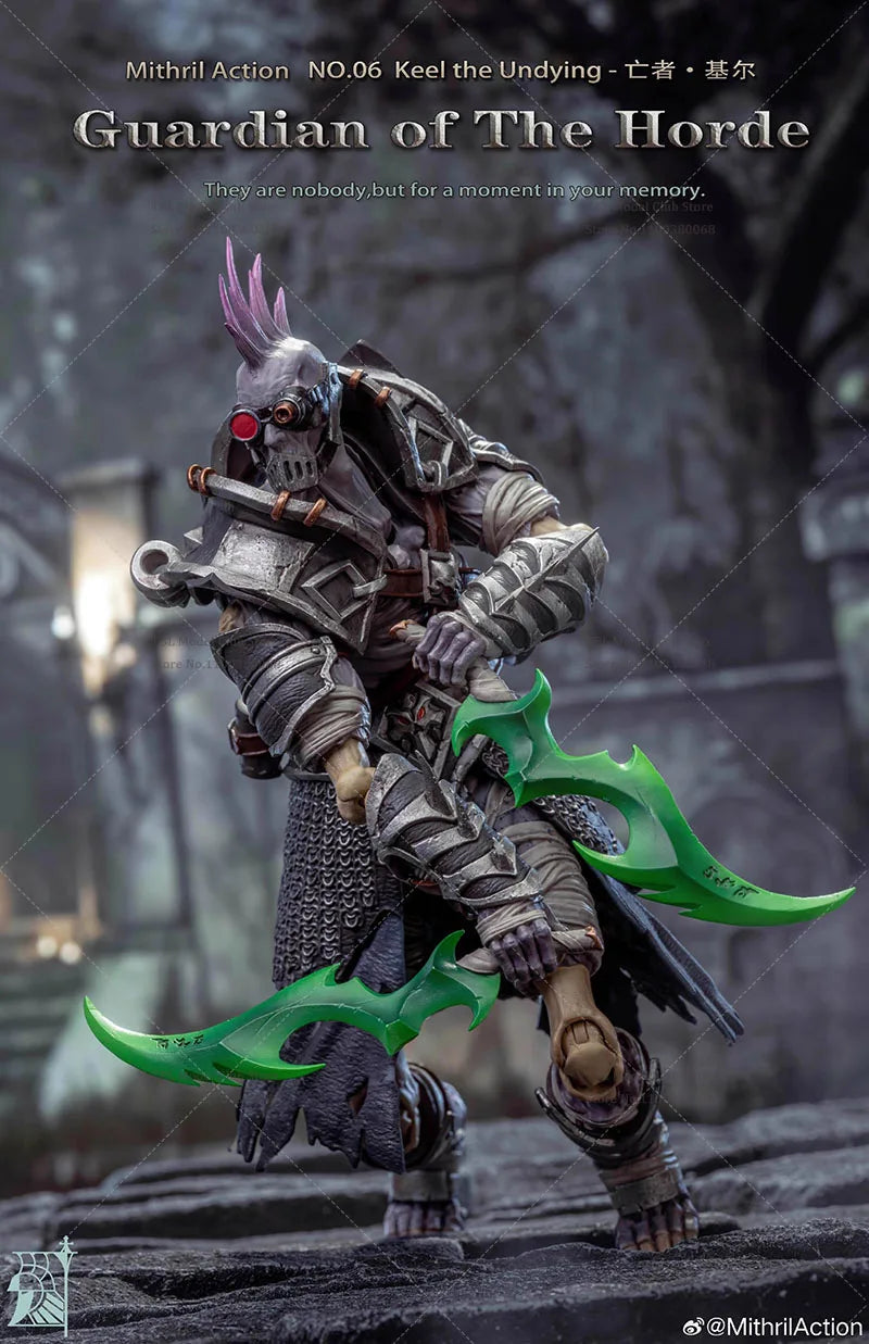 Grey Knight 1/10 Scale Collectible Mithril Action NO.06 Keel the Undying Guardian of The Horde Anime Action Figure Model Toys