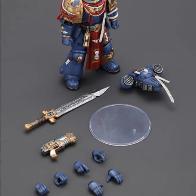 JOYTOY Warhammer 40K Ultramarines Heavy Relic Primus Armor Cooperative Game Line 3 Action Figure 1/18 Tabletop Ornament Model
