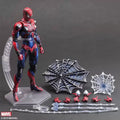Marvel Spider-Man Gelenkige Actionfigur mit austauschbaren Händen und Netz-Teilen für die Schreibtischdekoration von Marvel Comic Fans