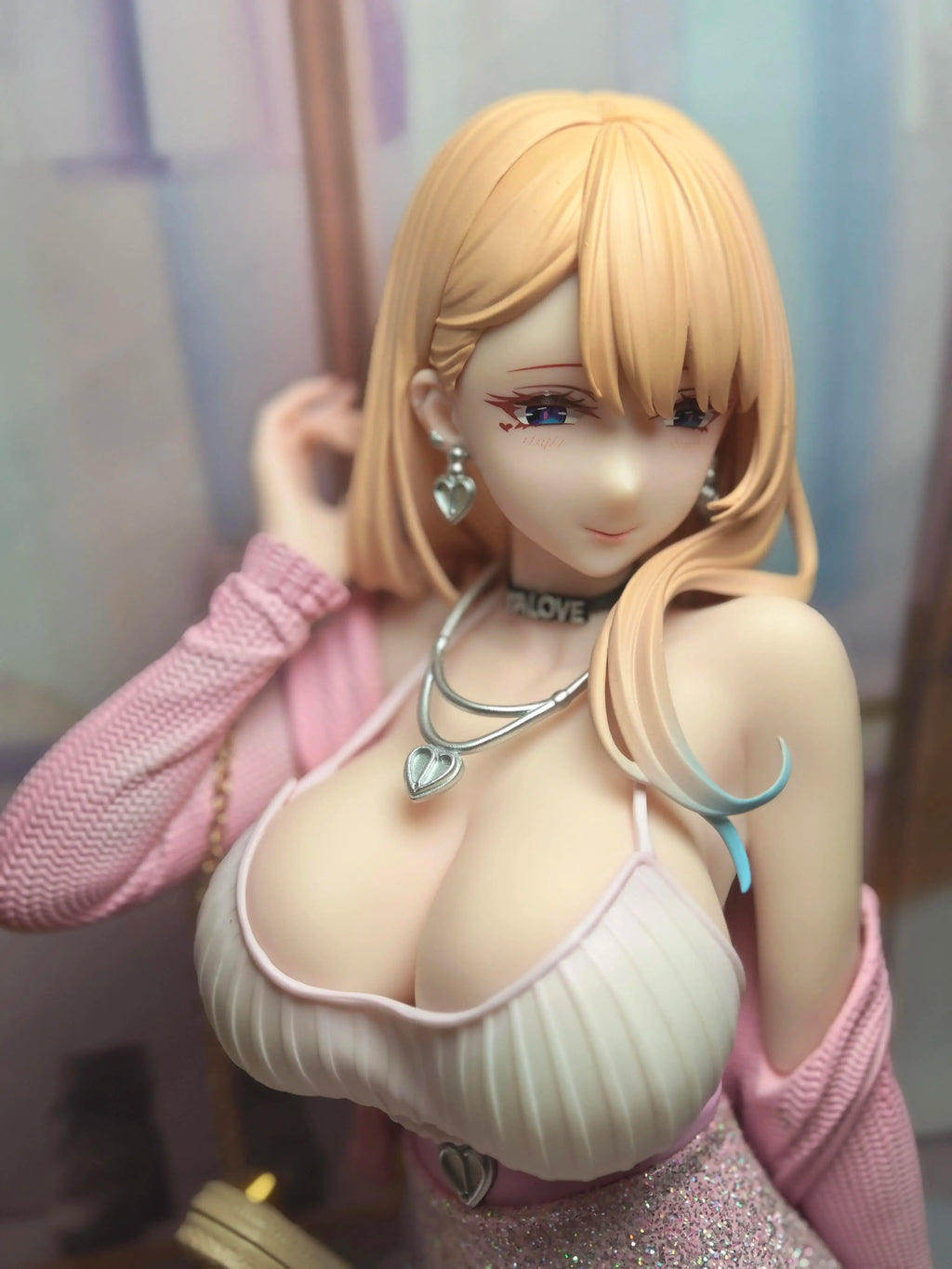 Original BearPanda 23CM Gowns Touyama Asako Tutor Aroma Anime Figure Collectible Models Dolls Statuette Ornament Toy Gifts