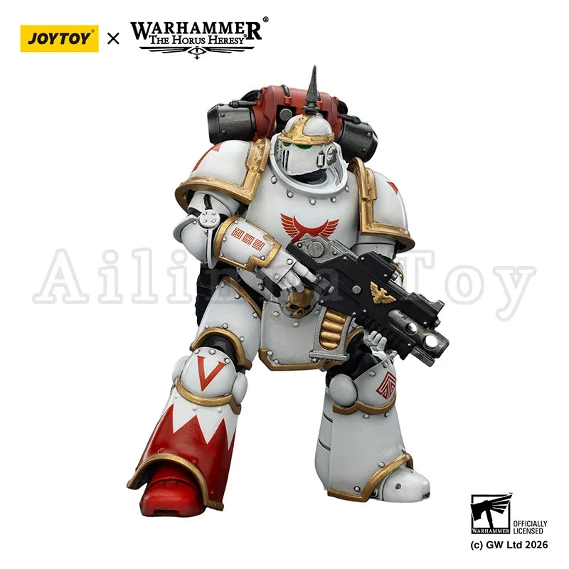 [Pre-Order]JOYTOY 1/18 Action Figure The Horus Heresy White Scars MKIll MKVI Tactical Legionary Anime Model Toy
