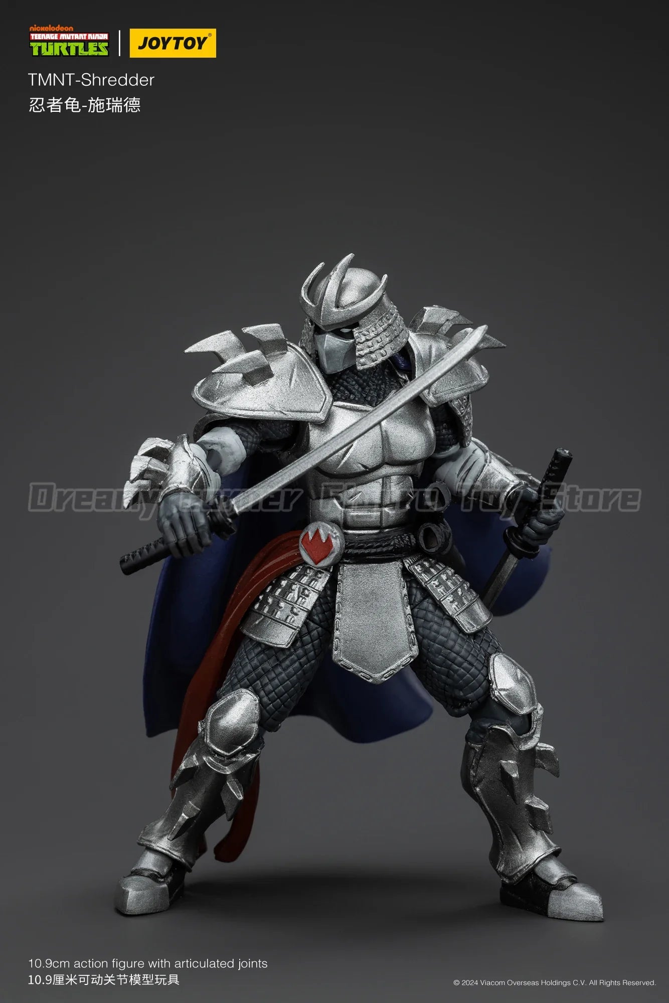 【In Stock】JOYTOY TMNT-Shredder 1/18 Action Figure Toy Model