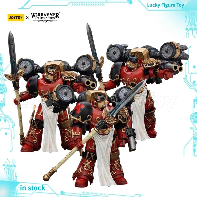 【Original】 JOYTOY 1/18 Action Figure Blood Angels Dawnbreaker Cohort 3PCS Soldier Toy Model Figures Toys Collection