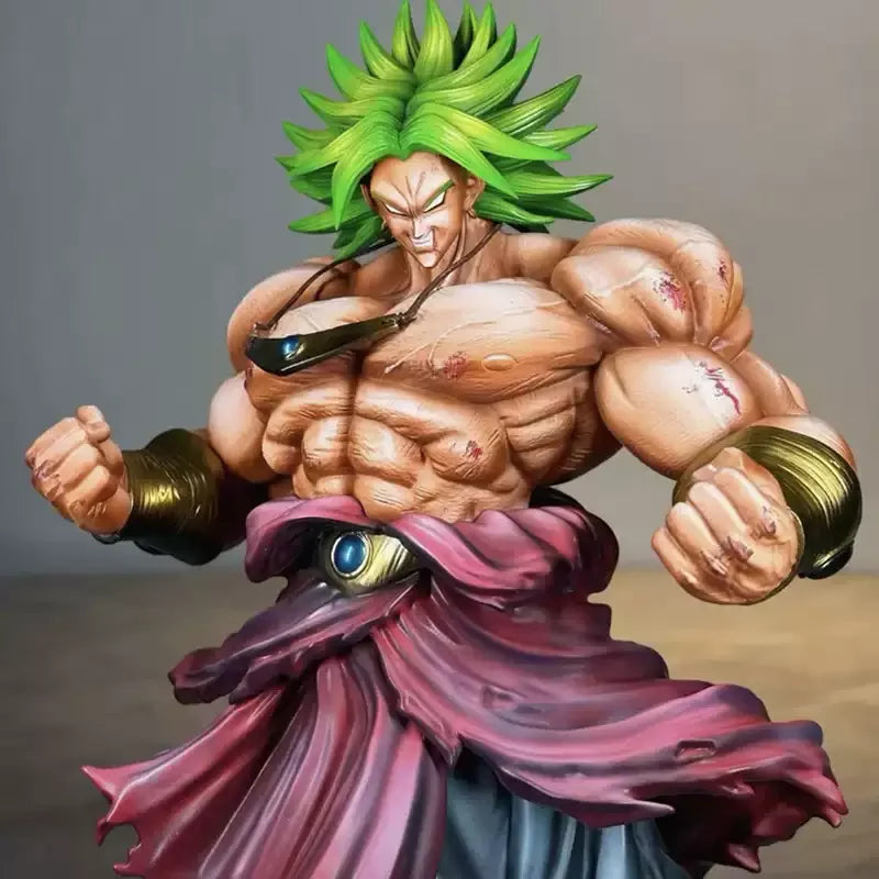 35cm JG Studio Dragon Ball Action Figure Broly Super Saiyan Broli Anime Figure PVC Statue Collectible Model Birthday Gifts Toys