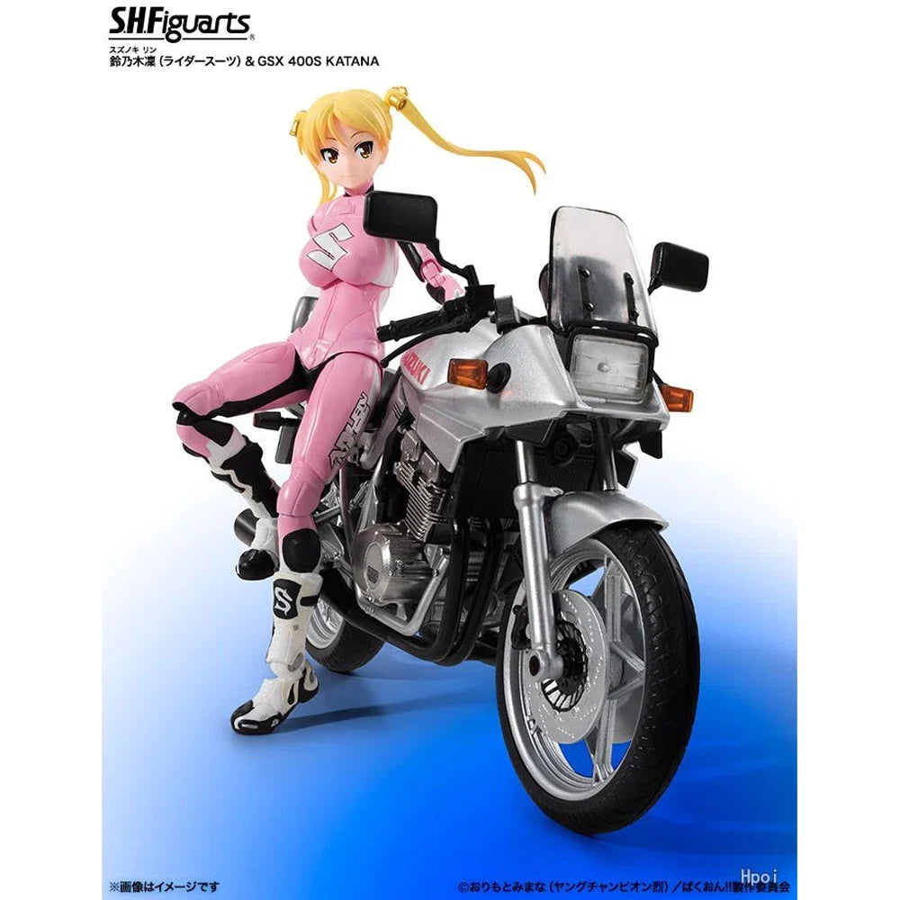 100% Authentic In Stock Bandai S.H.Figuarts Bakuon!! Rin Suzunoki Anime Action Figure Collection Model Toy