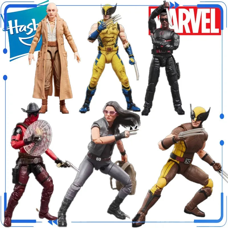 Original Hasbro Marvel Legends Deadpool & Wolverine Blade X-23 Battle Damaged Wolverine Actionfigur Spielzeug für Jungen Geschenkmodell