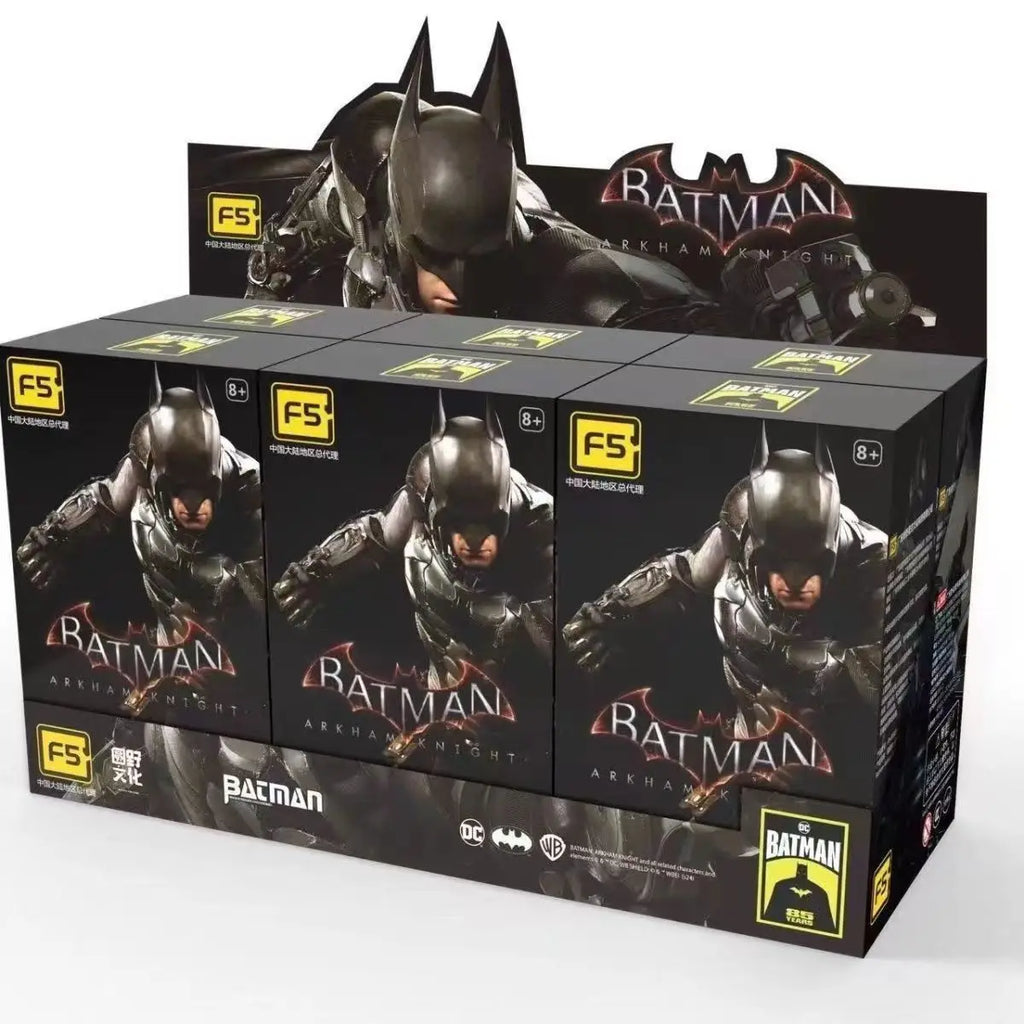 Hot F5 Roundd Culture Batman Series Model Doll Arkham Knight Deathstroke Red Hood Desktop Model Toys Doll Festival Gift