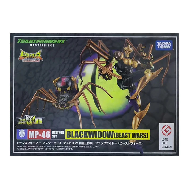 New Original Transformers Masterpiece MP-46 Black Widow Beast Wars Original Action Figure Model Children's Toy Gift Collection