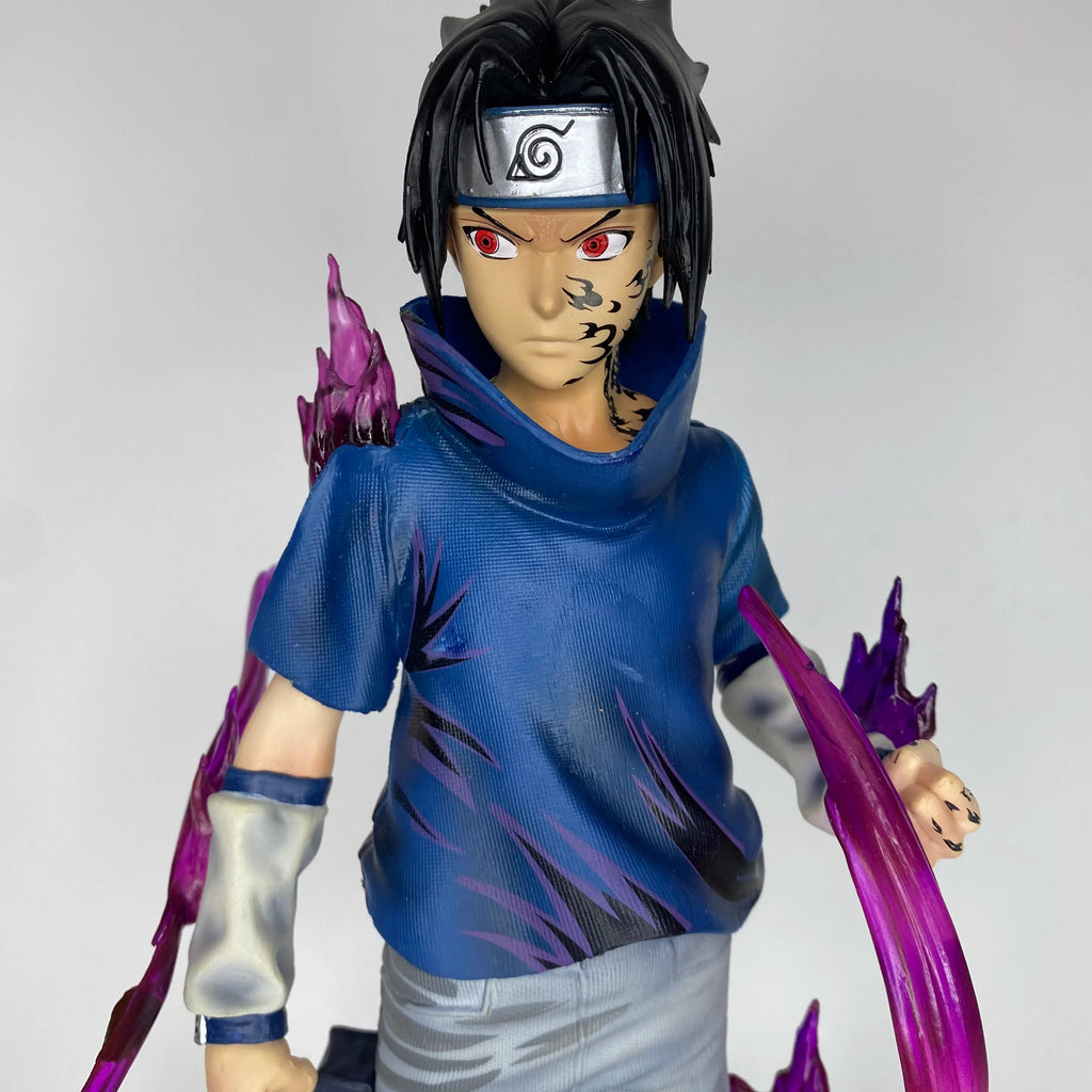 Anime GK Ornament Statue - Hokage Handheld Uchiha Watergate Spell Sasuke Standing Model Resonance Series Collectible Gift