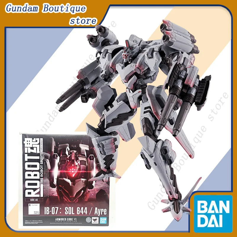Bandai Genuine THE ROBOT SPIRITS ARMORED CORE VI 325 IB-07:SOL 644/ Ayre Anime Action Figure Collectible Model Toy Gift Children