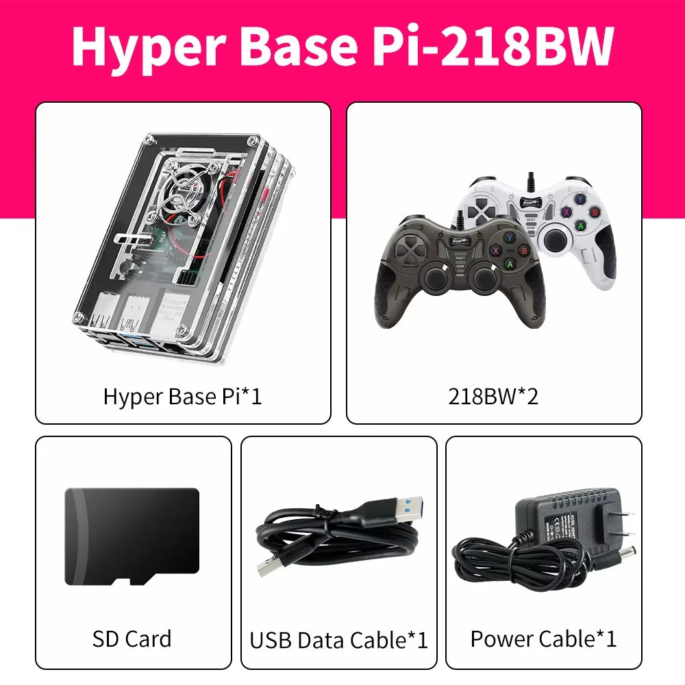 CM4 Raspberry Pi 4 Model B video Game Console Retro Game Box MINI PC With 90000+Games Batocera OS wired&wireless network