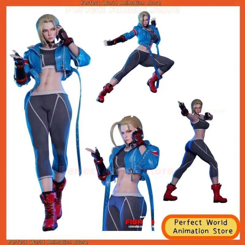 PLAY TOY P027 1/6 Fighter Cammy Soldatinnen mit beweglichen Augäpfeln Figur 12 Zoll Modell Komplettset Sammlerstück