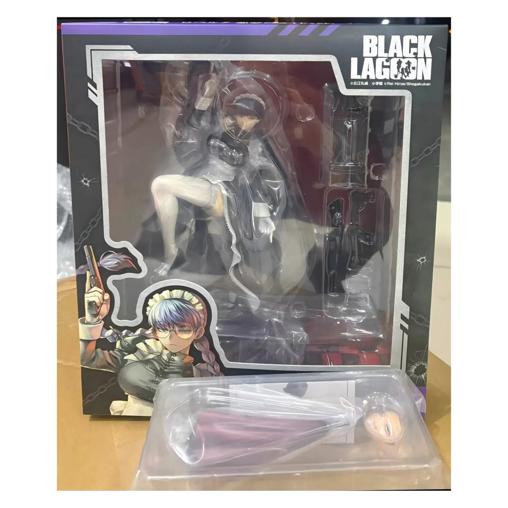 Original MEDICOS 1/7 Roberta 29CM PVC Anime Figure Black Lagoon Collectible Statue Model (Bonus Available)
