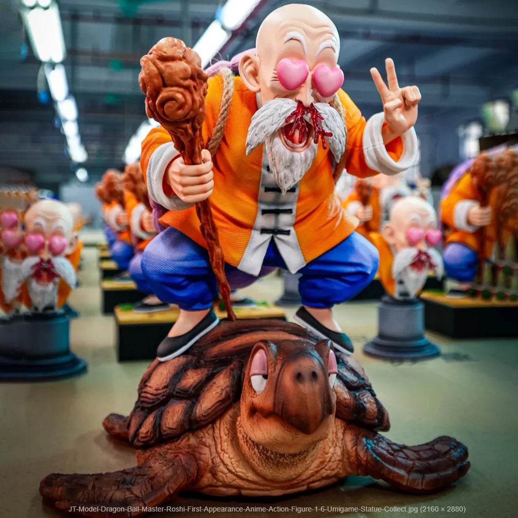 Jt Dragon Ball Z Kame Sennin Figure Master Roshi Umigam Krillin Goku Turtle Anime Figurine Pvc Statue Collection Model Toy Gifts