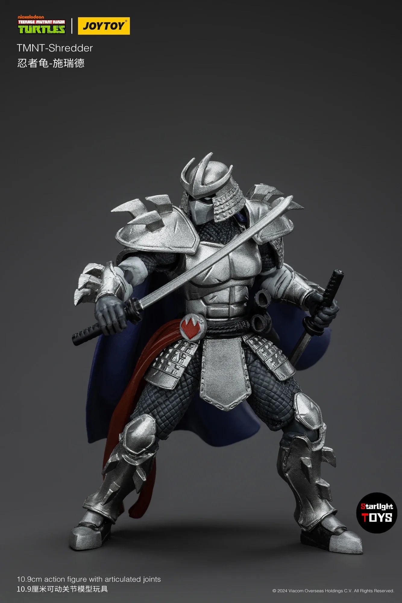 JOYTOY TMNT-Shredder 1/18 Action Figure Toy Model