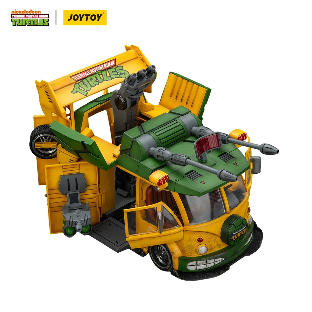 【MT】Pre-sale JOYTOY TMNT-Turtle Van TMNT-Roadkill Rodney 2PCS 1/18 Action Figure Toy Collection