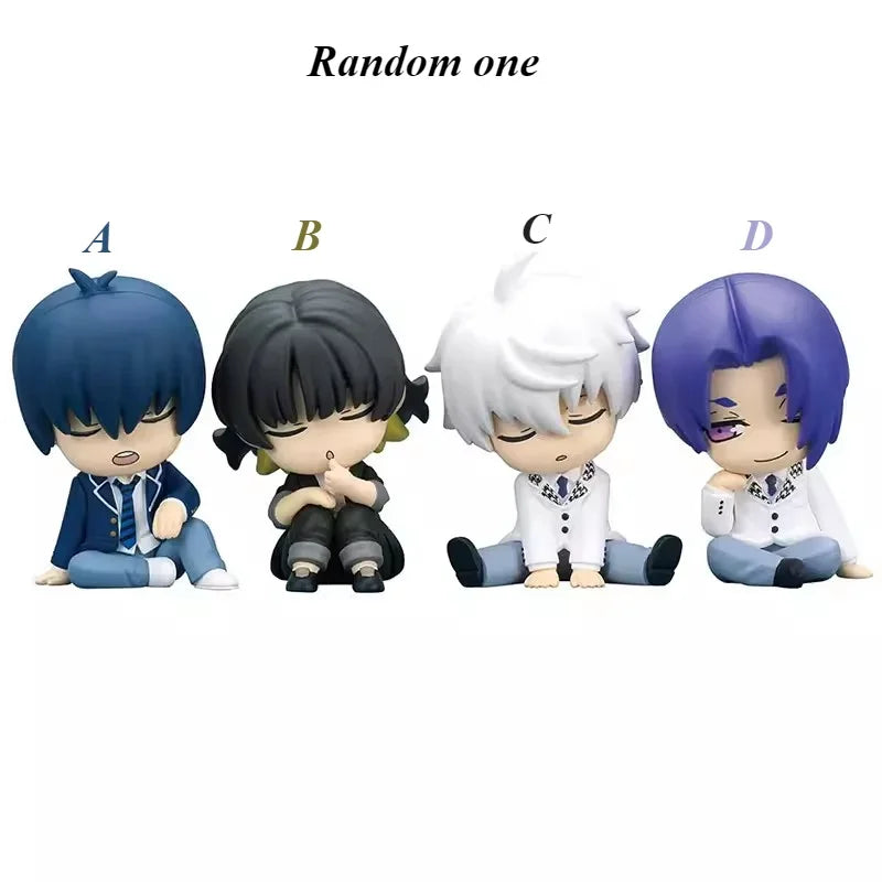 Blue Lock Anime Figures - Bachira Meguru Nagi Seishiro Isagi Yoichi Mikage Reo Q Version PVC Statue Dolls Collectible Gifts