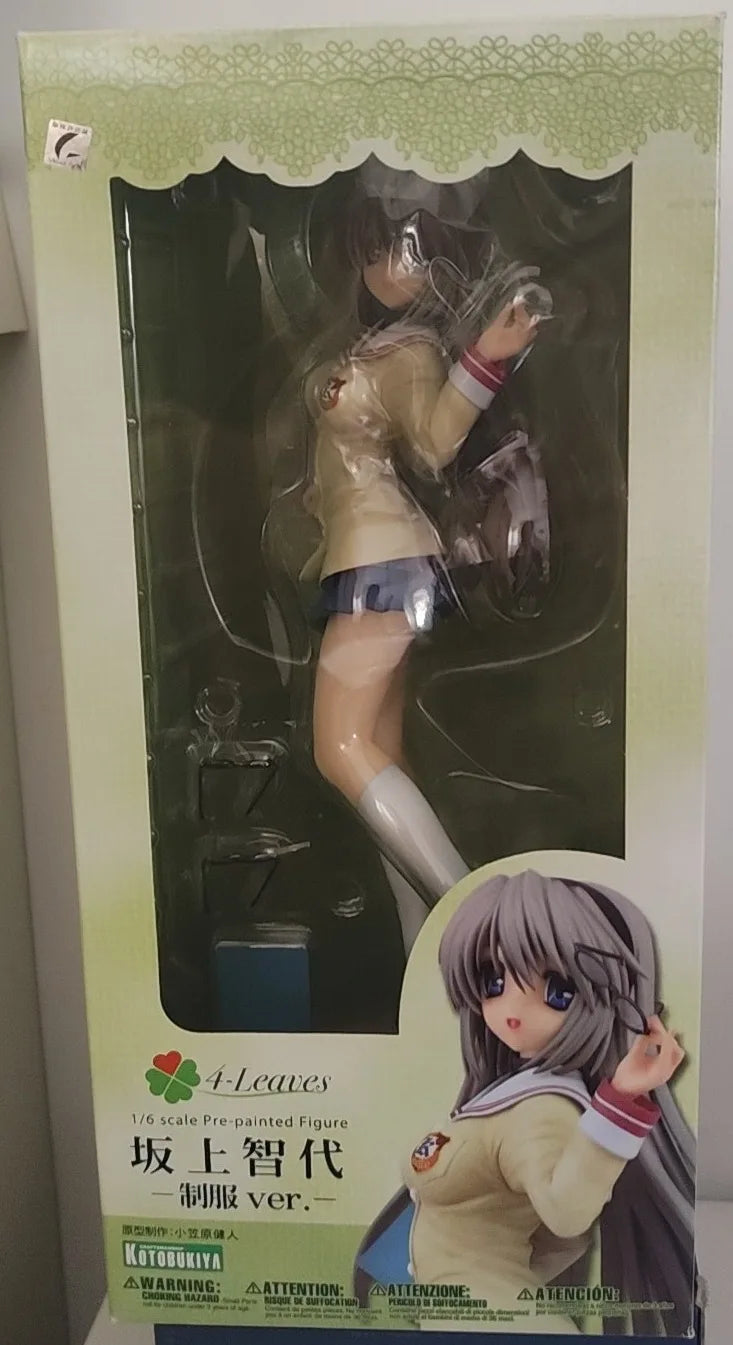 Auf Lager Original KOTOBUKIYA 4-Leaves CLANNAD Sakagami Tomoyo Uniform Ver. Spielzeug Geschenke Dekoration Sammlung Modelle Figuren