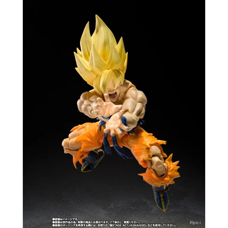 Bandai Original Genuine S.H.Figuarts Dragon Ball Z Son Goku Action Figure Toys for Boys Girls Gift Collectible Model Ornaments