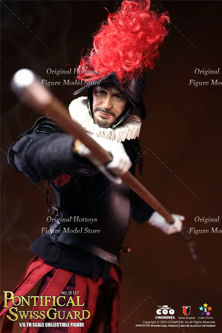 COOMODEL SE126/SE128 SE129 1/6 Scale Male Soldier Imperial Series Swiss Papal Guard Full Set 12-inch Action Figure Model