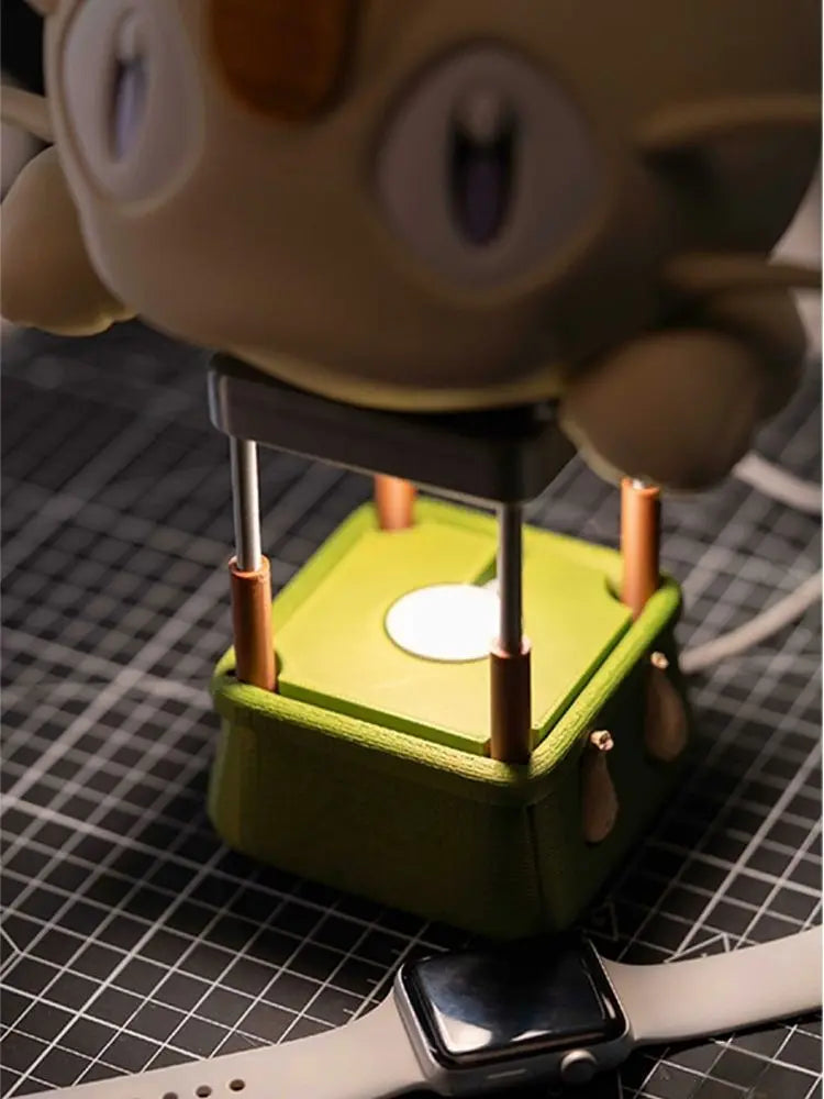 PokéMon Meowth Figure Meowth Night Light Figures Watch Mobile Phone Charger Action Figurine Room Decoration Doll Statue Kid Gift