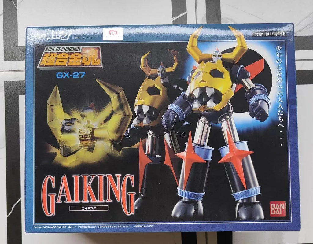 Original Soul OF Chogokin GX-27 - Daikuu Maryuu Gaiking  Alloy Action Figure Toy Model 18CM