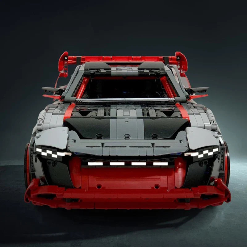 Champion Speed Cars Moc Building Bricks S1 E-Tron Quattro Sports Car Model Technology Modular Blocks Gift Christmas Toys DIY Set