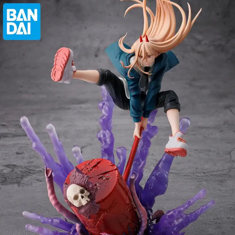 23Cm Genuine Official Original Bandai Spirits Chainsaw Man Power Figure Anime Genuine Collectible Boxed Model Dolls Toy