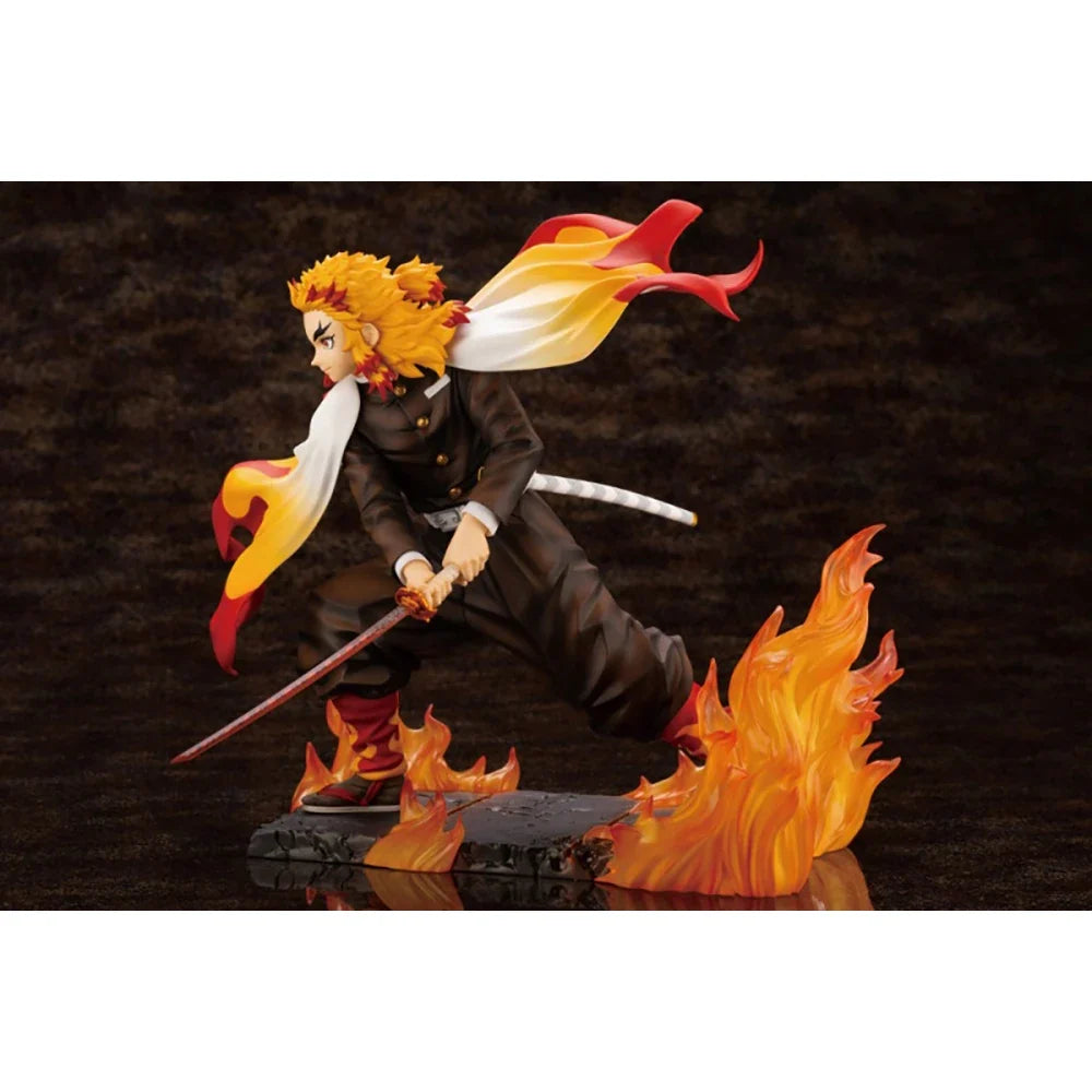 Kotobukiya Original ARTFX J Statue Demon Slayer Rengoku Kyoujurou Anime Collectile Figure Model Action Figure Toys Gifts