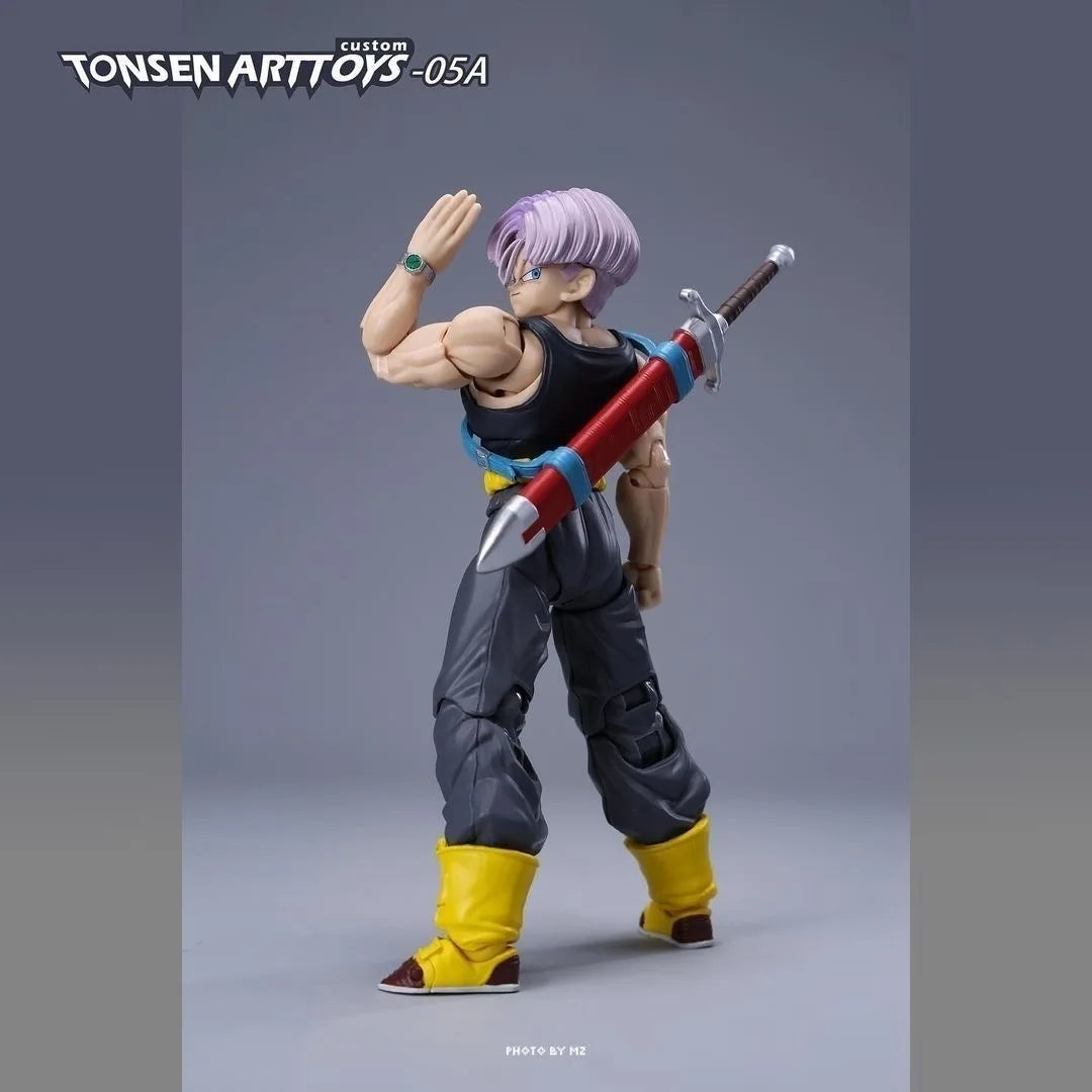 In Stock Tonsenarttoys Tonsen Arttoys Kamione Super Saiyan SSJ SSJ2 Trunks 05a 05b Dragon Ball Z Action Figures Model Toys Gifts