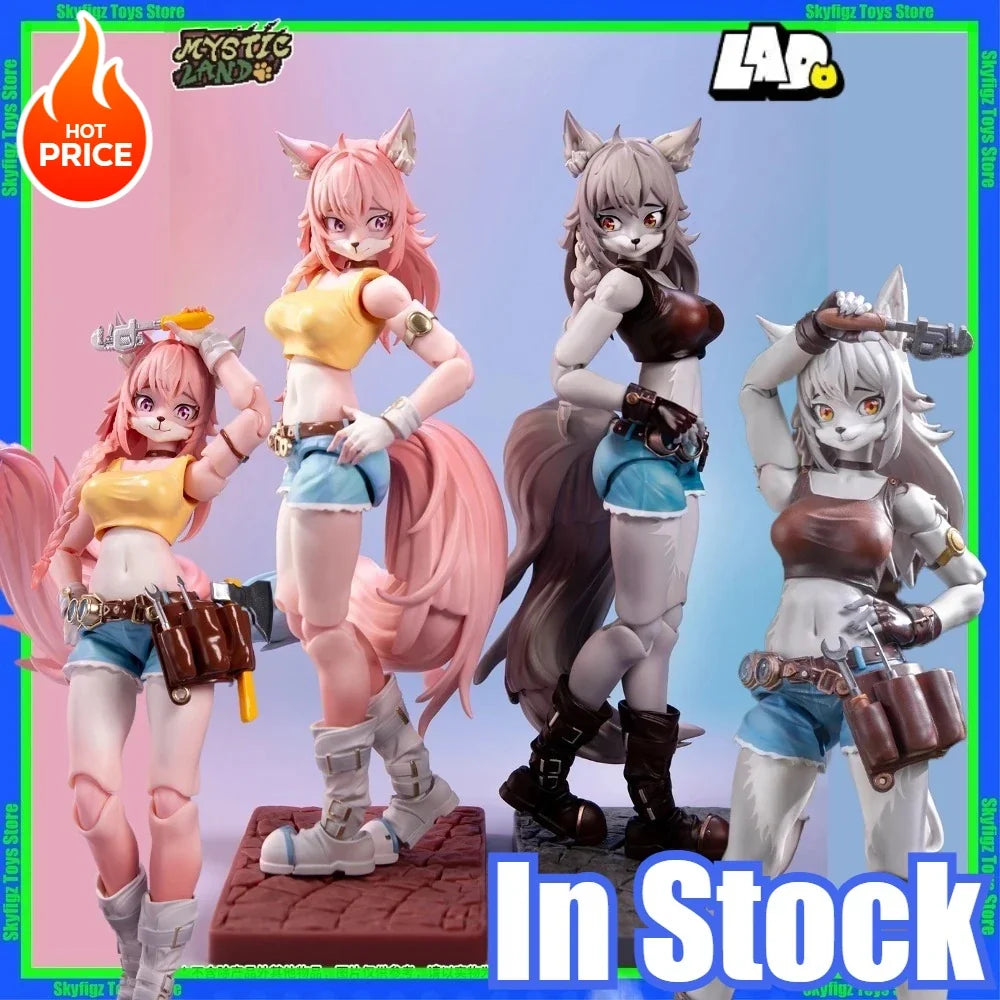 In Stock New Ladotoys Cat Tonya Action Figure Model Collect Herbs Calico Cat Girl Animation Original Model Toy Collection Gift