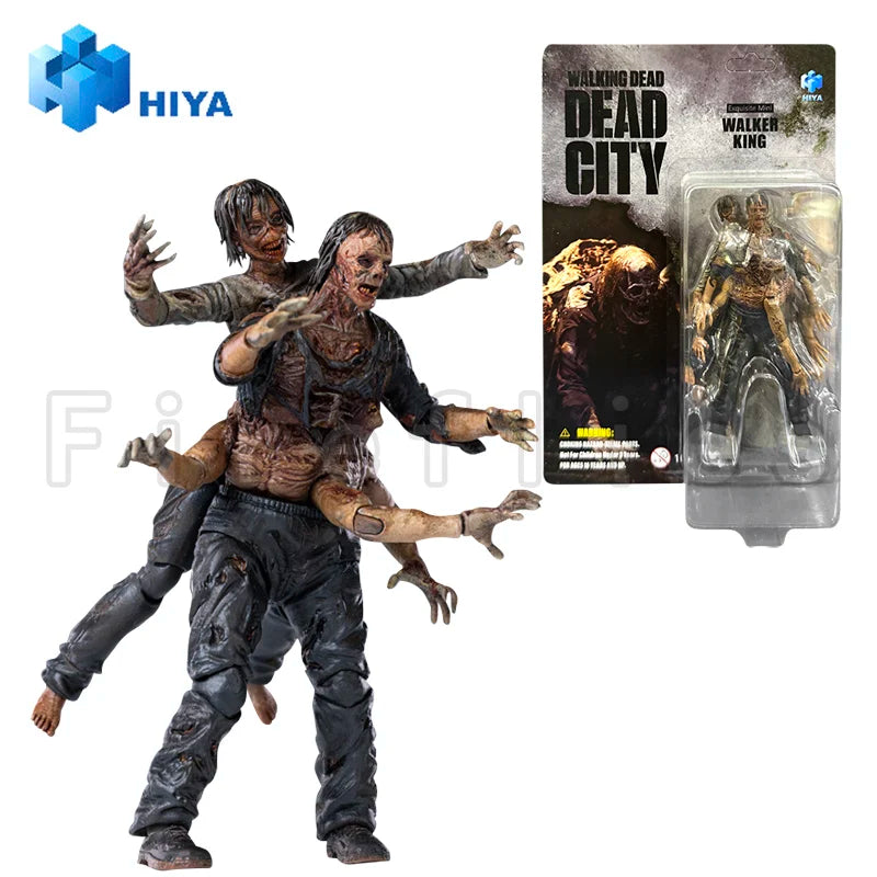 1/18 HIYA 3.75inch Action Figure Exquisite Mini Series The Walking Dead Dead City Walker King Anime Toy