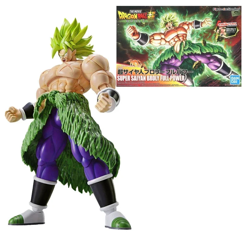 Original Bandai Dragon Ball Z Anime Figure SHF Super Theater Edition Broli Anime Ornaments Figure Model Toys for Children