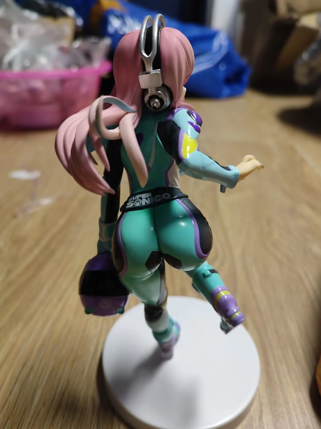 19cm 2023 newest In stock Japanese original anime figure Racing Suit Super Sonico action figure collectible model toys for boys