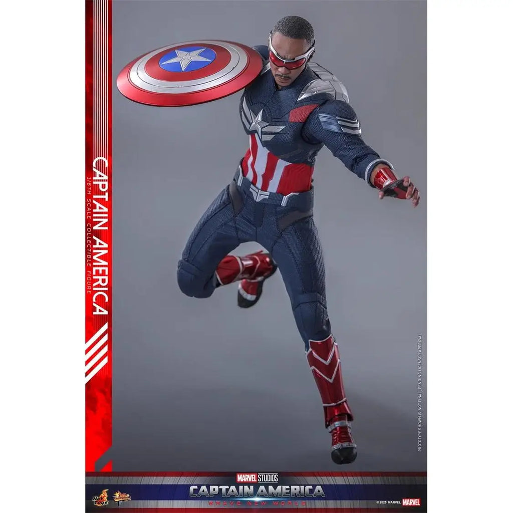 In Stock Hottoys MMS779 Captain America 4 1/6 Soldier Doll Action Figure Toy Gift Model Collection Hobbies