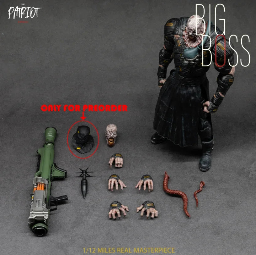 In stock Patriot Studio 1/12 scale Zombie Nemesis BIG BOSS Licker Action Figures Toy Gift Collection