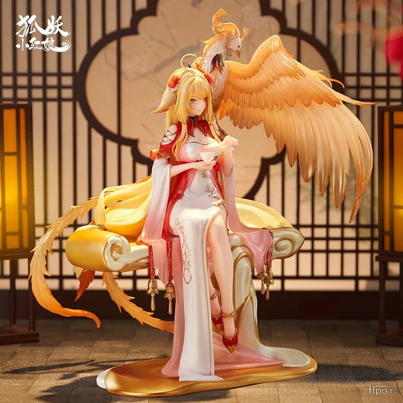 【Original】Good Things about Reading Fox Demon Little Red Girl Tushan Honghong Golden Feather and Flower Shop 1/7 Scale Figure