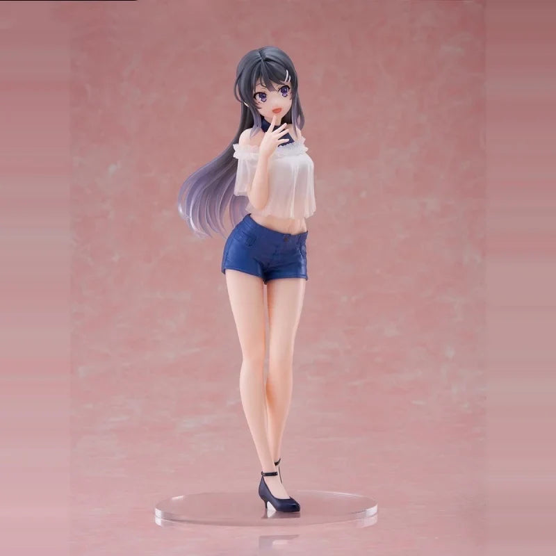 In Stock New Original Furyu  Anime Figure Rascal Does Not Dream Series Sakurajima Mai  Desktop Model Decoration No Box Gift